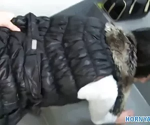 hornyagent pompino in fiera ride prima scopata all'aperto