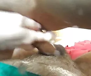 bionda, spogliata e scopata su una panchina