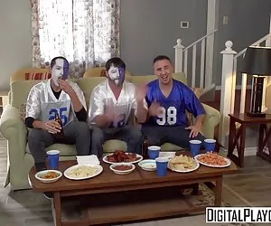 Sandra Romain tripla penetrazione!