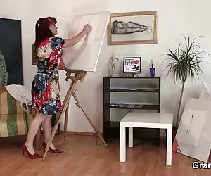 Candy-bionda big tit milf