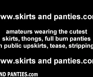 Stai cercando di sbirciare sotto la gonna delle cheerleader?