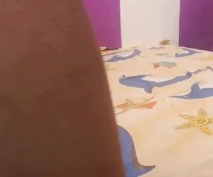 ebano Tettone sbattuto duro da un grande gallo