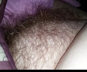 stanco bbw moglie ottiene giocata con, tette enormi, capezzoli, pelosi