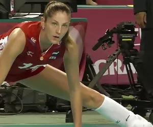 allungamento di pallavolo