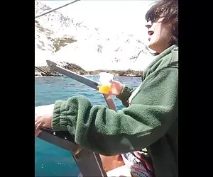 spiaggia topless gonfio di incredibile mummia bionda francese